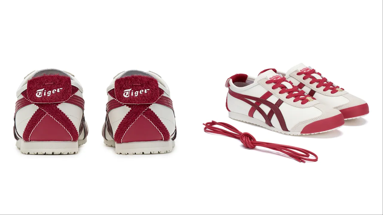 MEXICO 66 2026馬年限定款於鞋尾拼接柔軟的仿馬毛材質，5180元。品牌提供