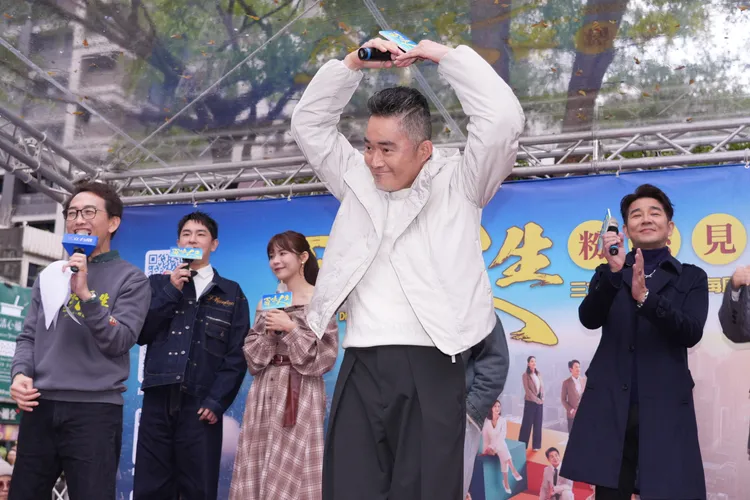 江國賓裝可愛。彭欣偉攝