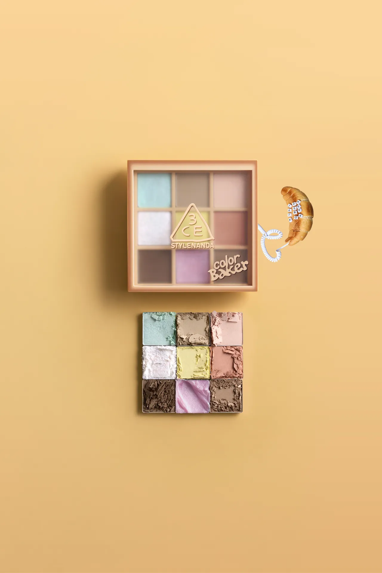 九色紛呈眼影盤#焦糖烤奶，1080元。品牌提供