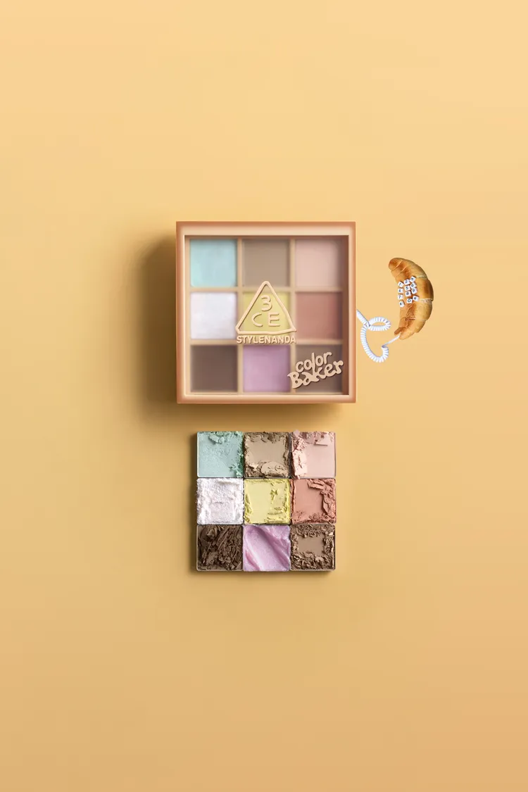 九色紛呈眼影盤#焦糖烤奶，1080元。品牌提供