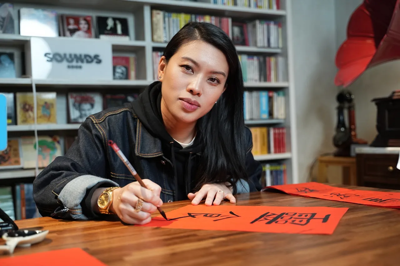 葛仲珊曾在師大學中文，當時學過書法。彭欣偉攝