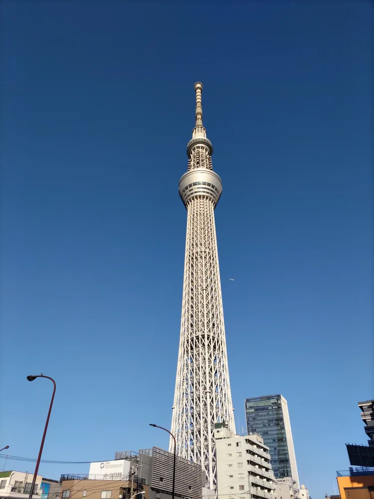 晴空塔堪稱東京地標。翻攝自X @0727yanase
