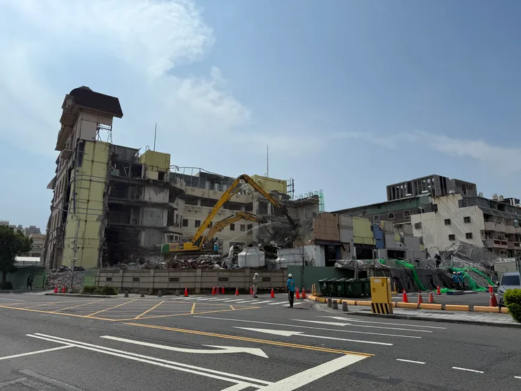 「國泰明誠」當初購地價格創下區段行情，如今實登出來，房價也高人一等。葉家銘攝