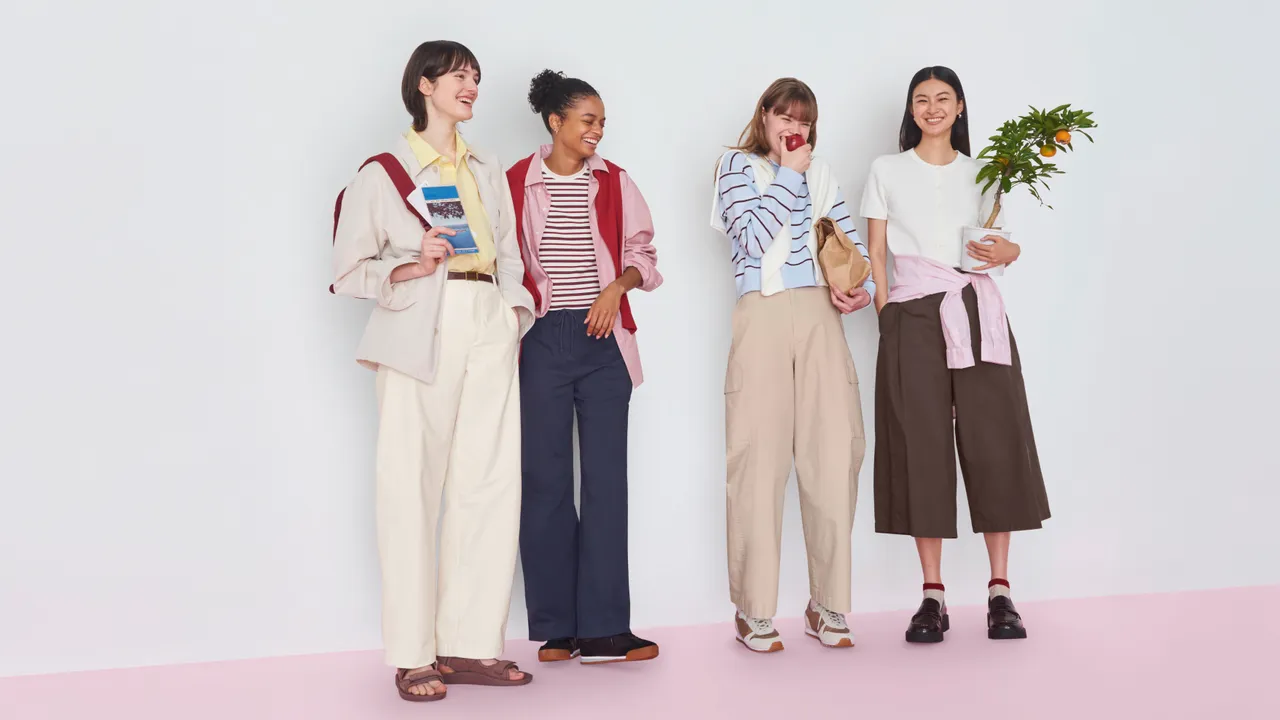 UNIQLO 2026春夏系列下身單品擁有多樣化廓形。品牌提供
