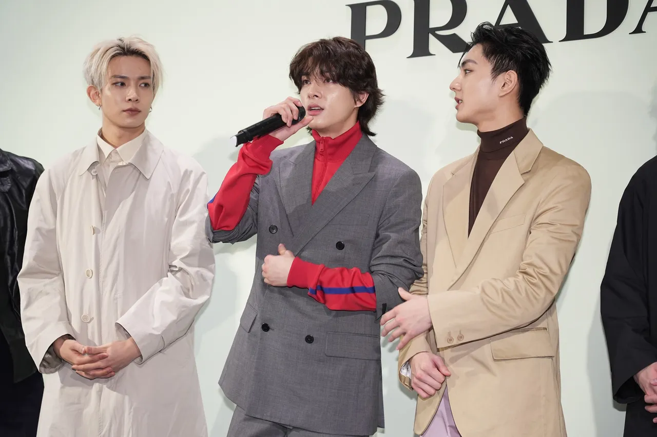 Jake（中）因不小心插話狂用中文喊對不起。彭欣偉攝