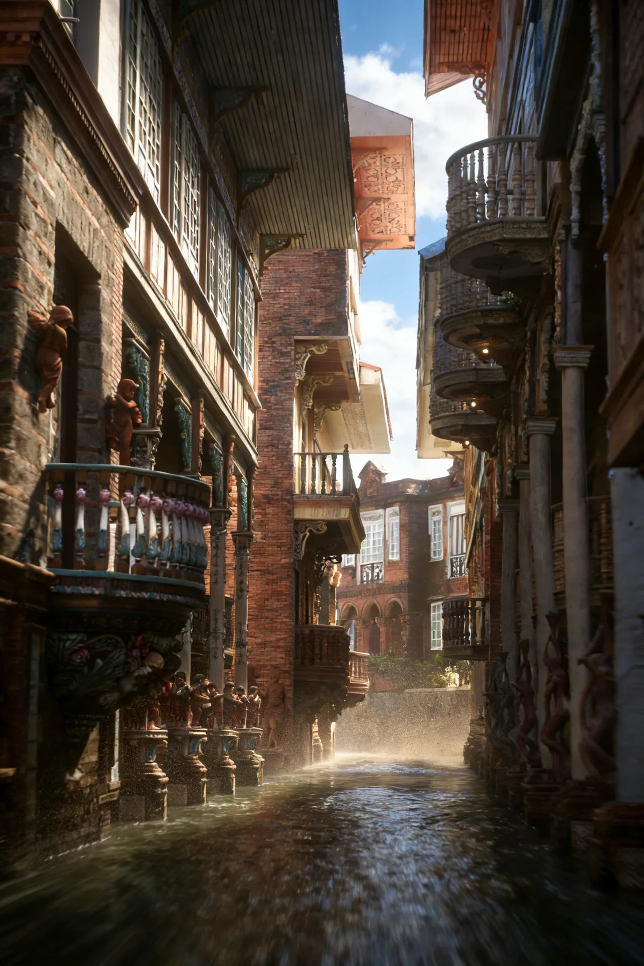 Las Casas Filipinas De Acuzar度假村近期在ig爆紅。田欣雲攝