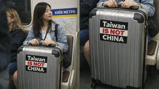 正妹遊烏克蘭拿「台灣行李箱」掀熱議　竟是AI生成