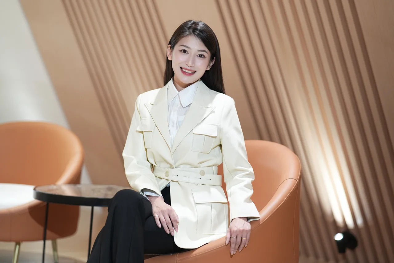 劉芩妤擔心台中選戰太冷、投票率低。彭欣偉攝