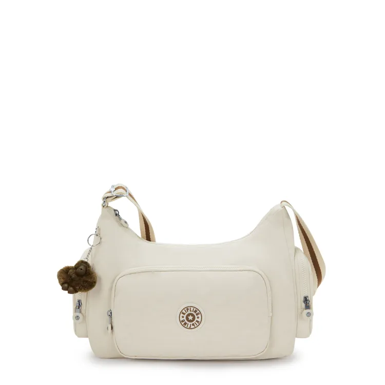 Kipling沙米色GABBINA輕巧多袋肩背包，4480元。品牌提供