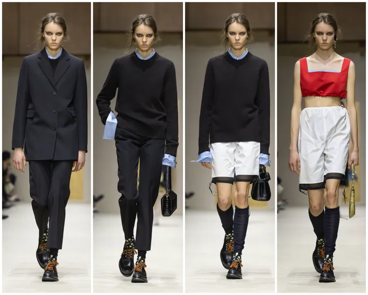 PRADA 2026秋冬大秀。品牌提供
