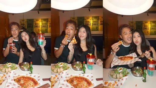 年前補貨！余祥銓愛妻柔柔產後維持43公斤的紫色保險，讓你聚餐不忌口