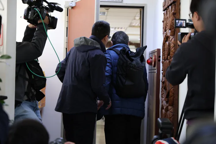 檢調搜索高金素梅辦公室。莊宗達攝