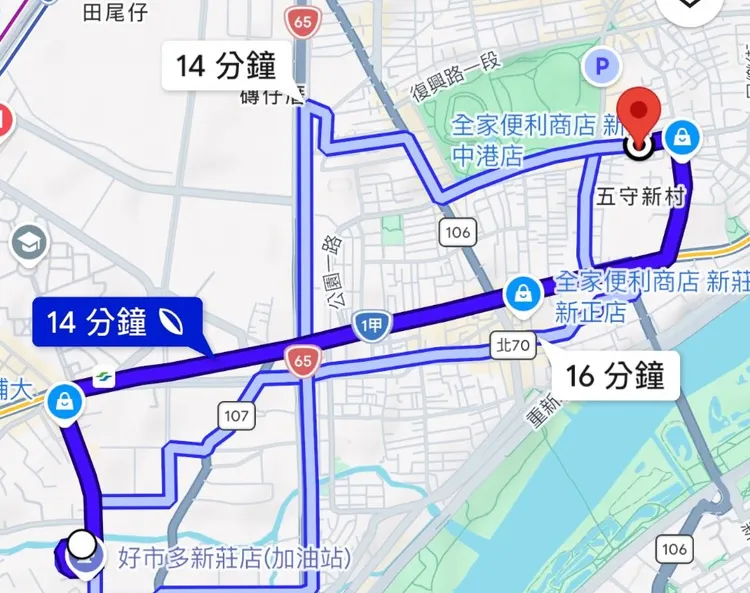 從美式賣場到修車廠，拖吊距離不到4公里，業者要價將近4萬元。翻攝自Threads
