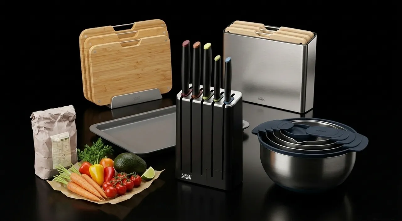 白色情人節瞄準男性居家料理潮流　Joseph Joseph在台首推不鏽鋼與竹材新作