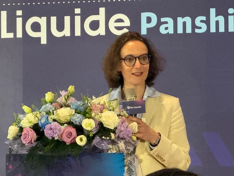 液空集團執行委員會成員暨電子事業線負責人Armelle Levieux。呂承哲攝