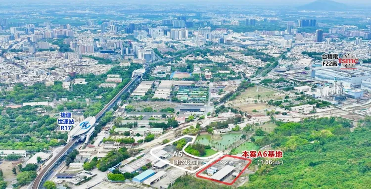 該開發案鳥瞰圖。高市府提供