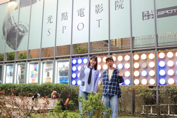 中川未悠（左）、導演飯塚花笑都是跨性別者，對台灣的印象都是亞洲首個同婚國家。天馬行空提供