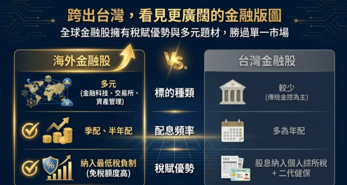 「不敗教主」陳重銘分析全球金融股的優勢，指出其具抗震能力、穩定配息等特性。翻攝陳重銘臉書