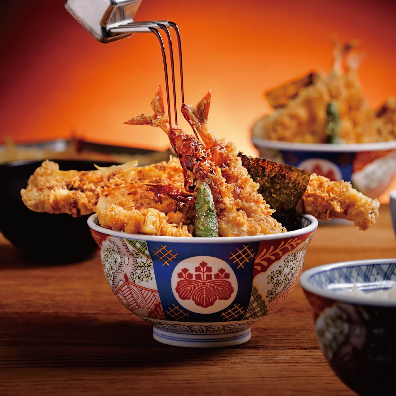 尋找金子幸運星活動推薦經典天丼：江戶前天丼459元。業者提供