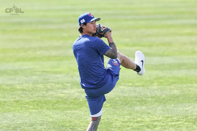 林昱珉是台灣關鍵投手。   翻攝CPBL FB