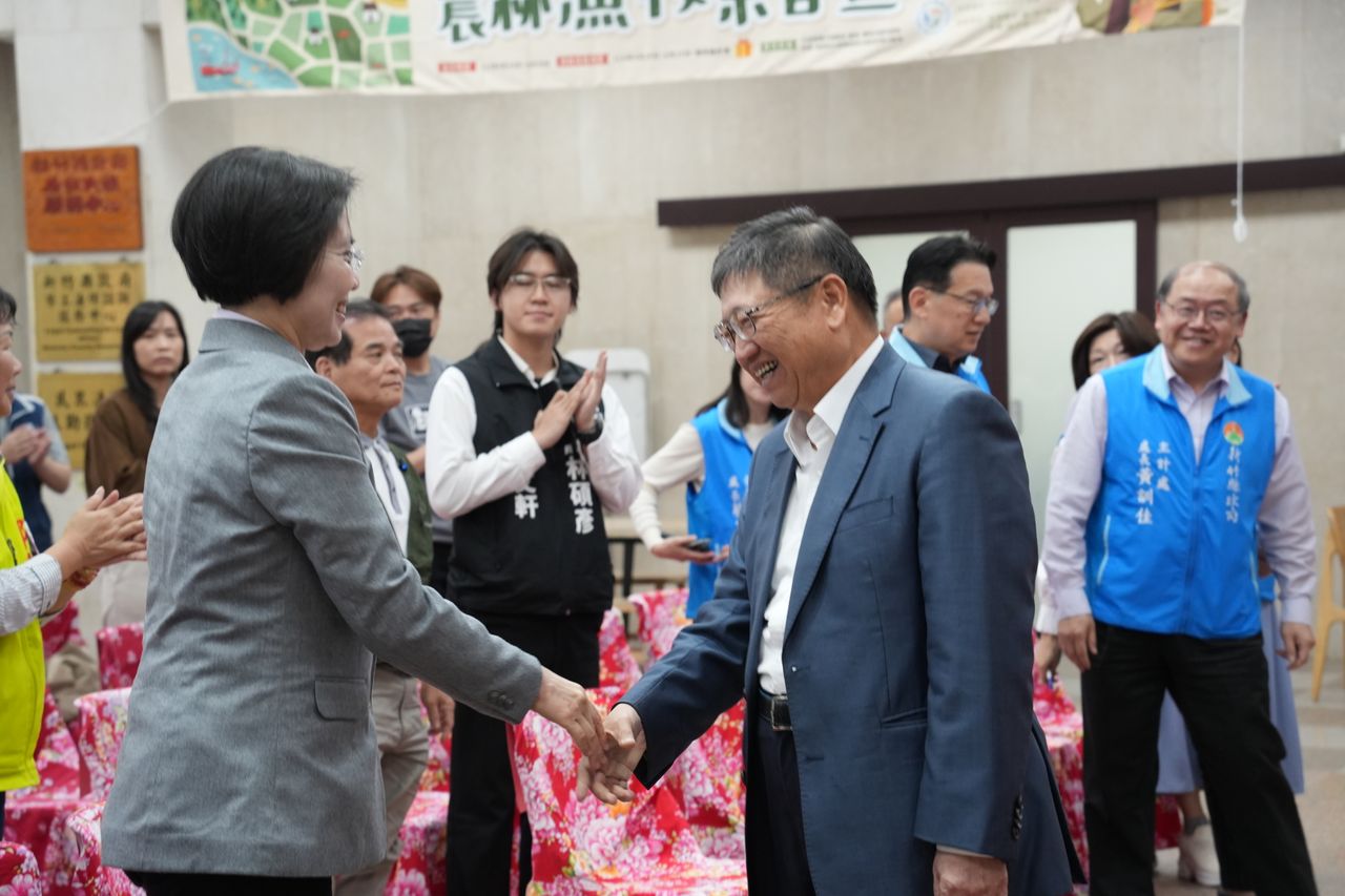 出席竹北實驗高中新建校舍活動 楊文科感謝徐欣瑩爭取教育經費