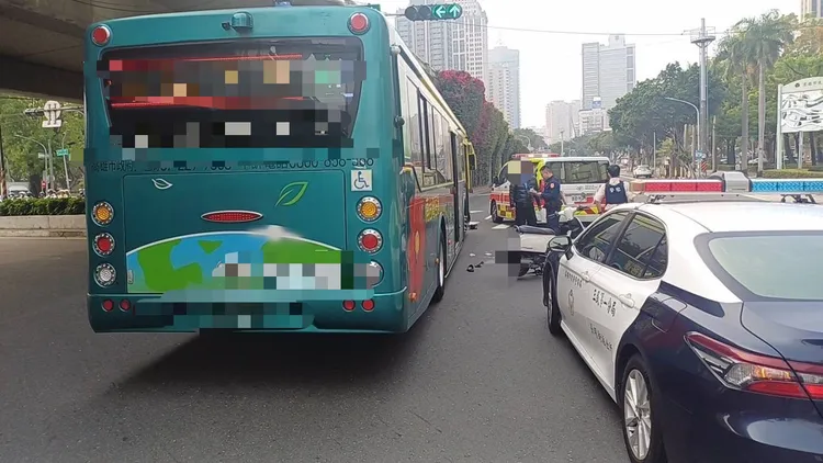 警方初步研判是張男違規左轉導致車禍發生。民眾提供