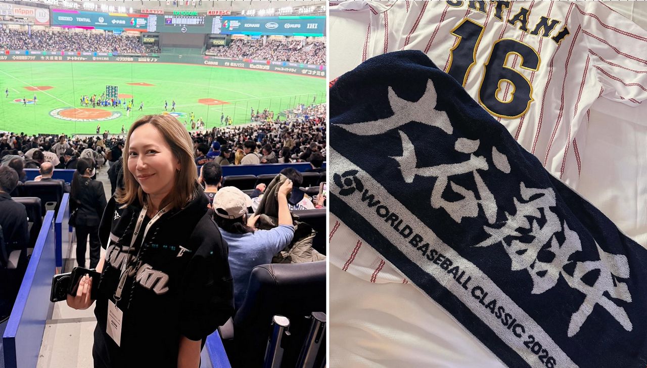她帶著大谷翔平球衣、毛巾飛美國應援經典賽!才下飛機聞日本隊淘汰錯愕