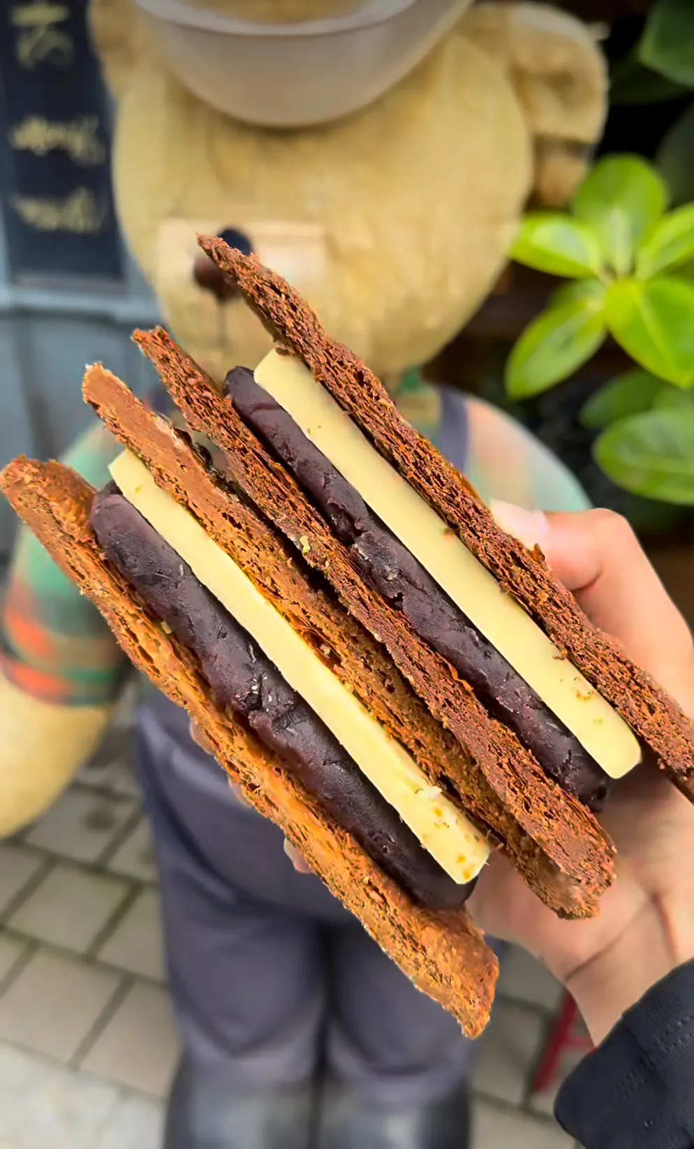 Teddy Beurre House的扁可頌外層酥脆、內餡層次豐富，香氣迷人。業者提供