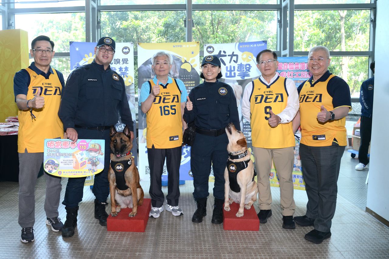 中信籃球隊與警政署合作反詐 張榮興:投資穩賺不賠都是詐騙