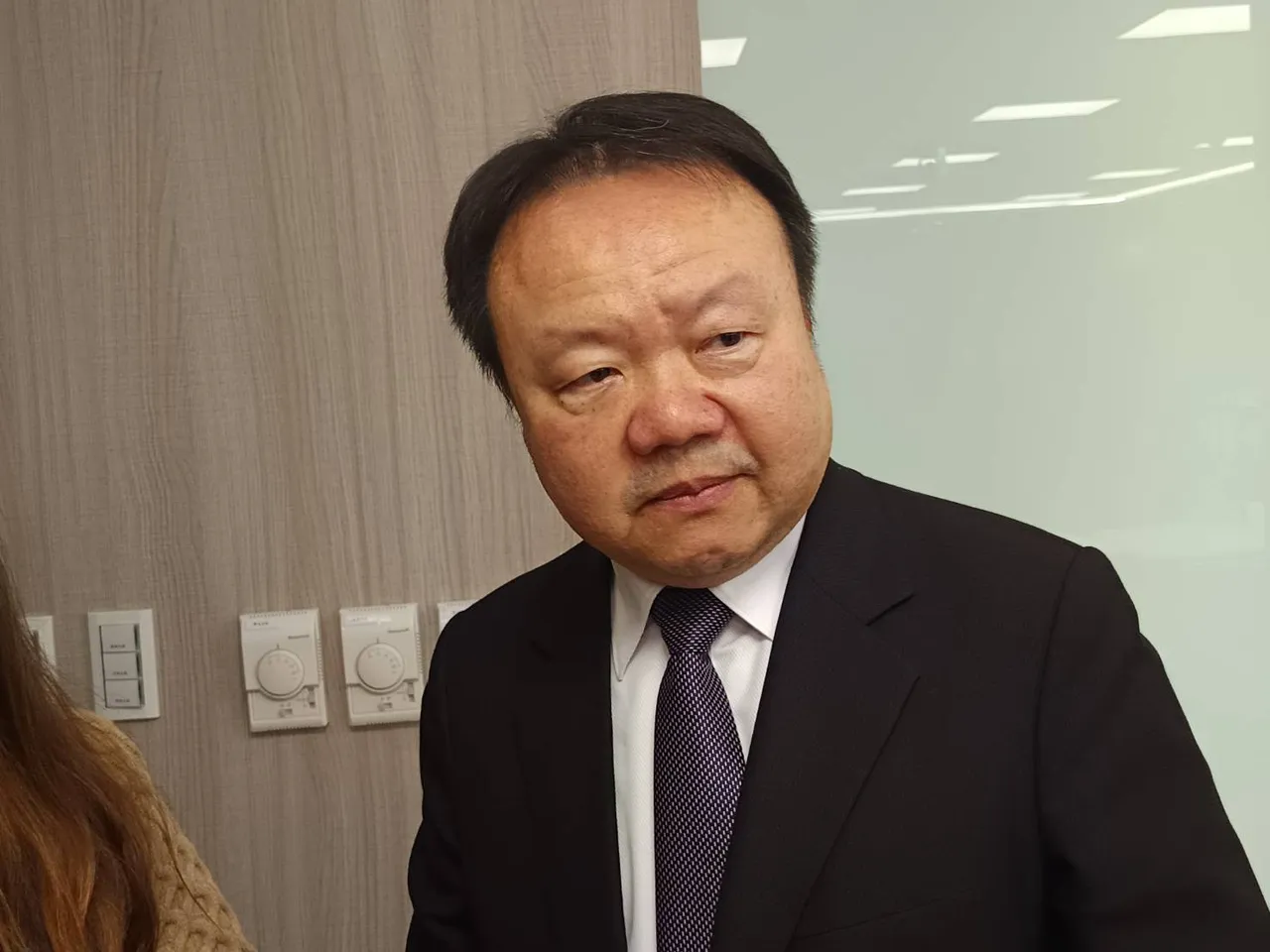 台灣金聯表示，婚育宅部分，考慮婚育族群的接送或照顧成本，均為2房以上。圖為台灣金聯代理總經理黃顯鈞。許麗珍攝