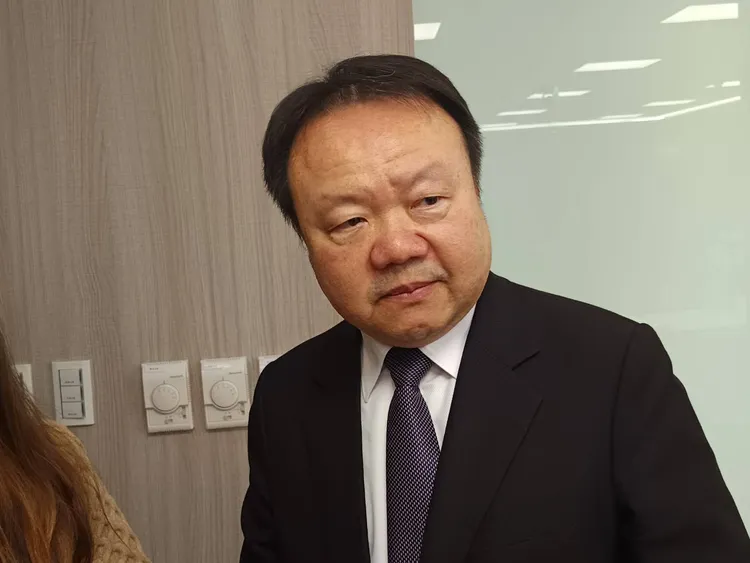 台灣金聯表示，婚育宅部分，考慮婚育族群的接送或照顧成本，均為2房以上。圖為台灣金聯代理總經理黃顯鈞。許麗珍攝