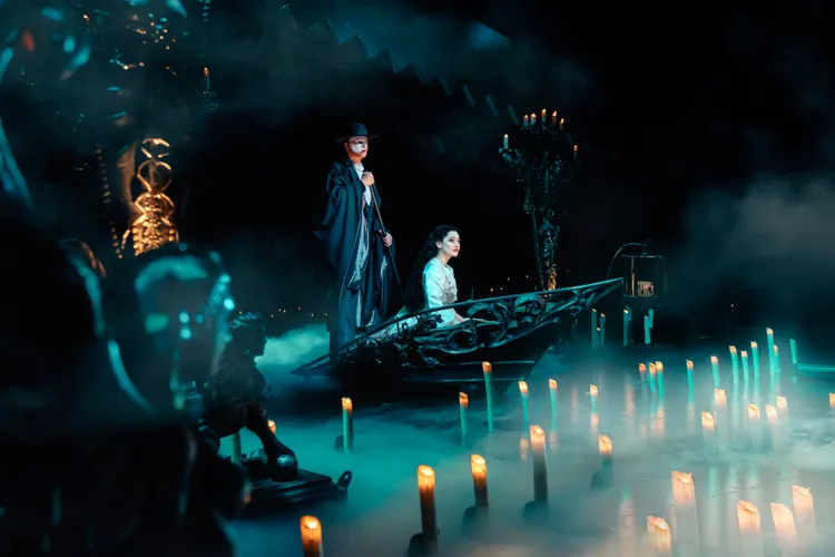 《歌劇魅影》動用21個貨櫃，將舞台運來台。寬宏藝術提供