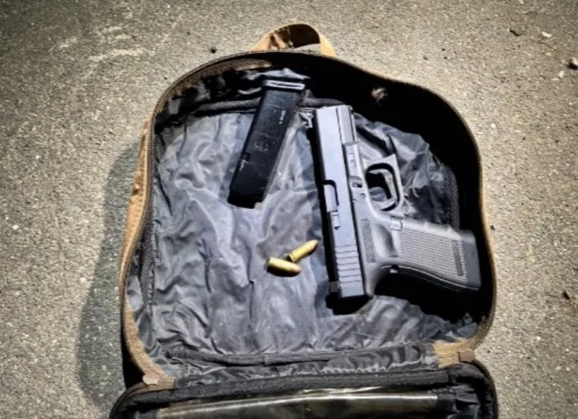 警方在黃男為於西螺的家中，起出作案用槍枝、子彈。民眾提供