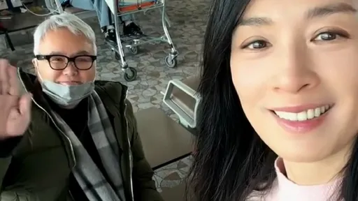 林瑞陽回台做胸腔手術　張庭PO搭機前笑容滿面