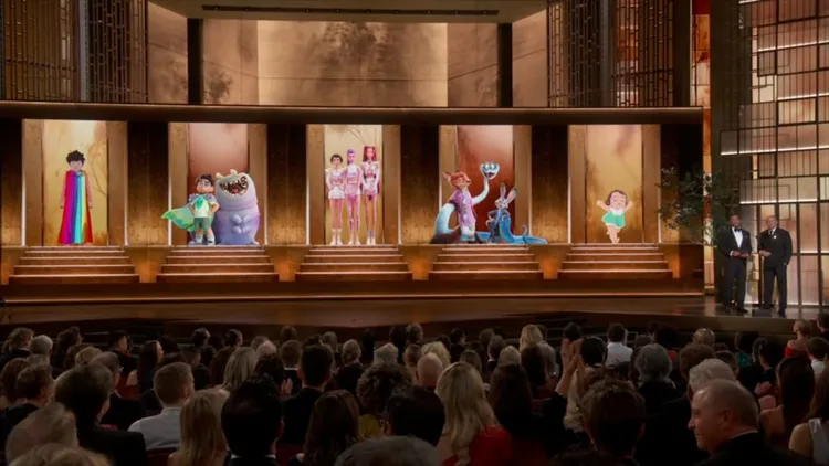 最佳動畫由《Kpop獵魔女團》勝出。翻攝Disney+