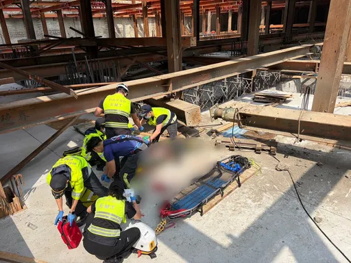 新莊工地H型鋼樑突斷裂！　59歲工人軀幹遭重擊送醫不治