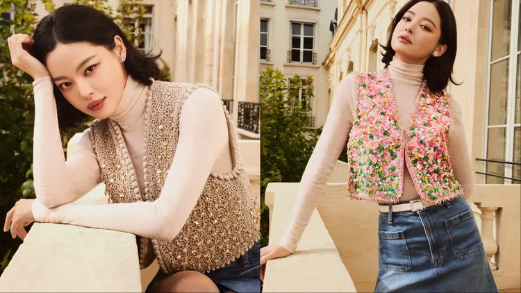 辛芷蕾頂著俏麗短髮拍攝時尚大片。品牌提供