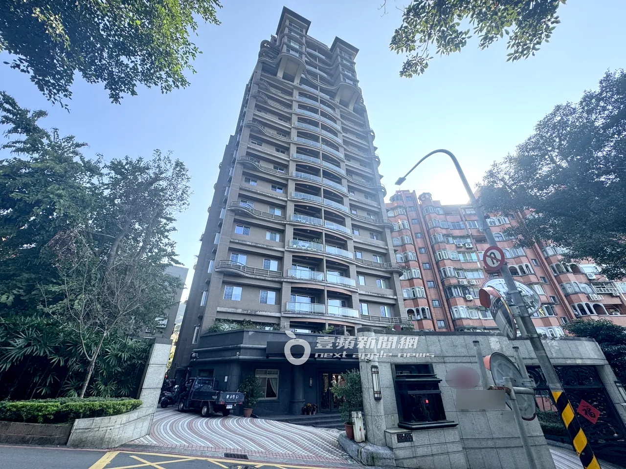 常如山贈送給劉怡萱的台北市信義區市值約6千萬元的豪宅。特勤中心攝