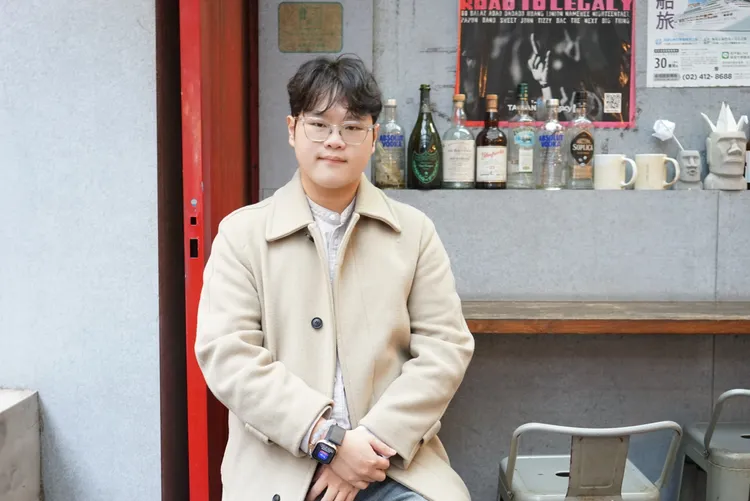 基隆市中正區議員參選人林廷翰。邱筠媜攝