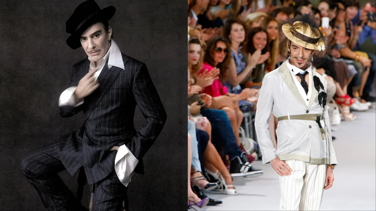 John Galliano將與Zara展開為期2年的合作。左圖翻攝Zara IG、右圖美聯社