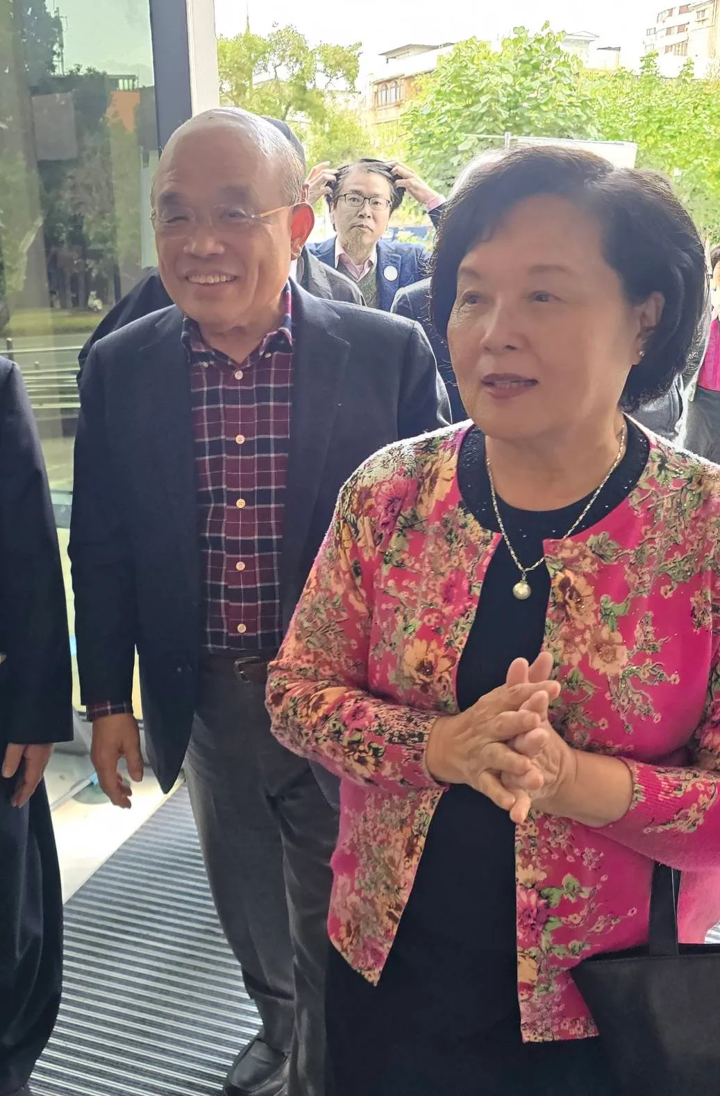 蘇貞昌夫婦到場欣賞楊烈演出。印太戰略智庫提供