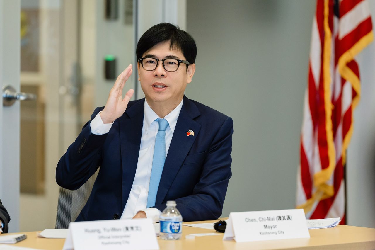 壹短蘋|陳其邁訪美:AI產業外交 強化國際曝光