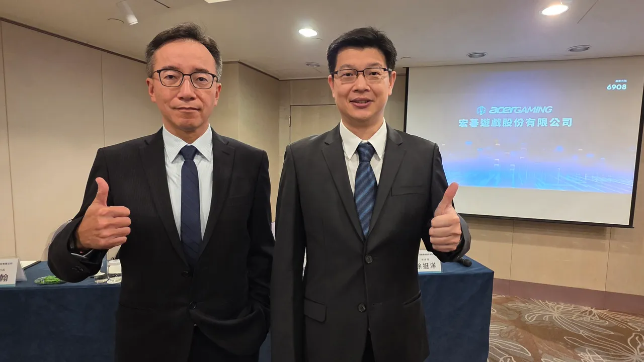 宏碁遊戲受惠遊戲硬體通路的市占率快速擴張，2022年至2025年營收年均複合成長率（CAGR）高達34.64 %。許麗珍攝