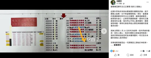 京華城案宣判前夕　沈慶京批「萬惡之源始於林欽榮」曝3個擔心