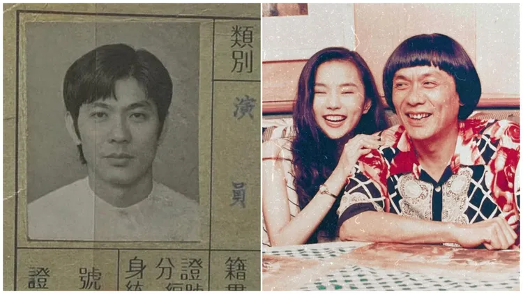 豬哥亮年輕藝人證曝光，謝金燕出面認證。左圖翻攝threads、右圖翻攝謝金燕IG