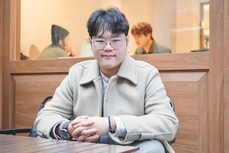 24歲林廷翰轉戰民眾黨，參選基隆市中正區議員。邱筠媜攝