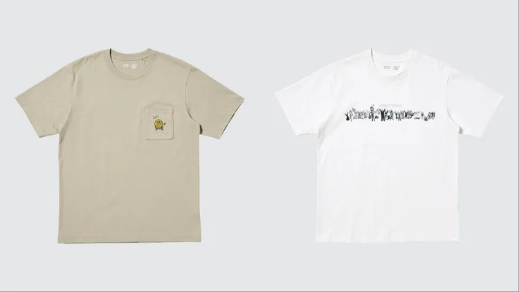 UNIQLO MANGA 100集英社100周年系列《王者天下》印花T恤（左）、《黃金神威》印花T恤（右），各490元。品牌提供