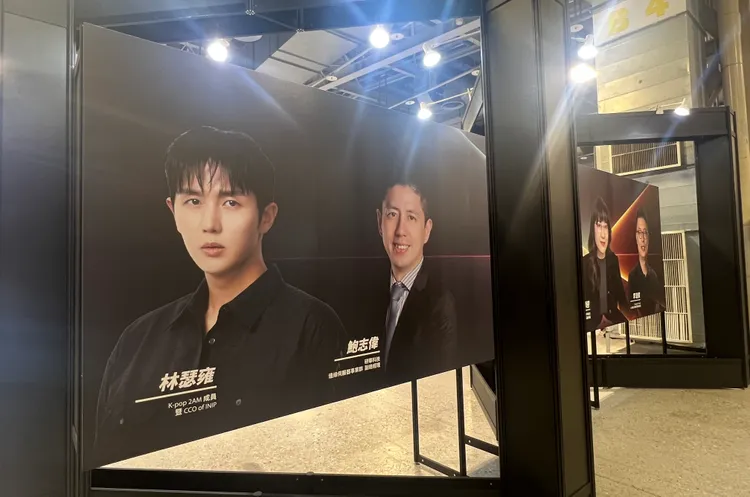 林瑟雍擔任演講人，坦言很緊張。陳薇安攝