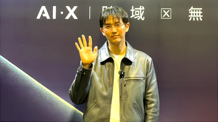 林瑟雍會後首訪，坦言演講前有先問ChatGPT。陳薇安攝