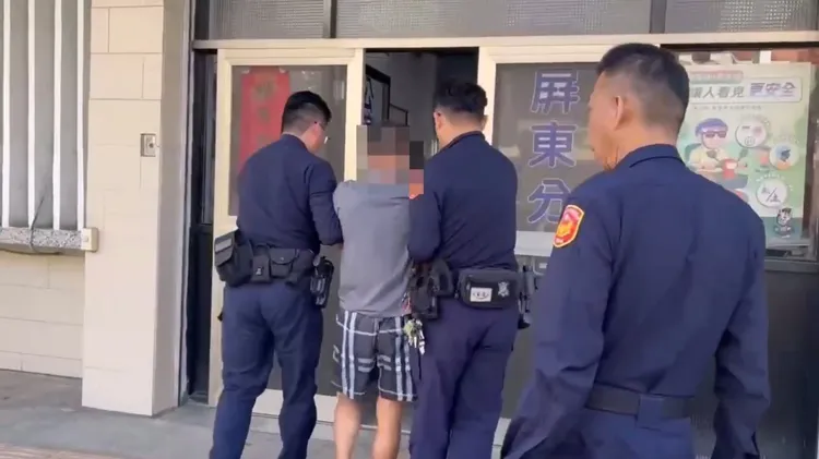 紀男被移送法辦。翻攝畫面